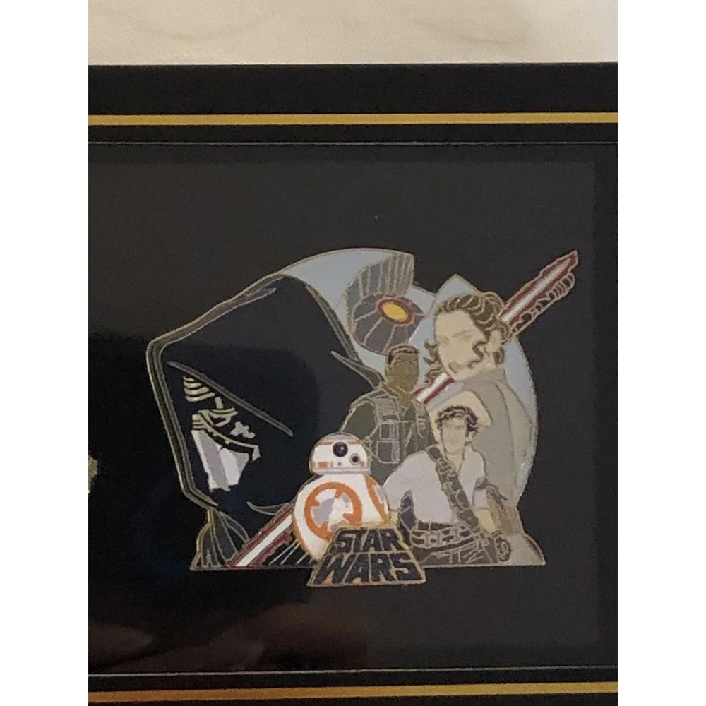 NEW Walt Disney Parks Star Wars 3 Movie‎ Saga Trilogy Set of 3 Mini Jumbo Pins